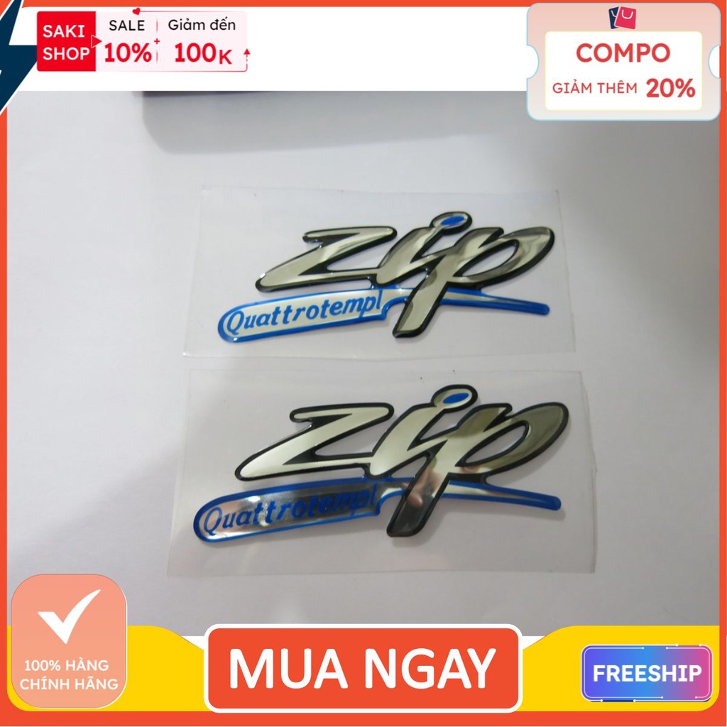 Tem  sườn Piaggio Zip chính hãng(2 chữ)