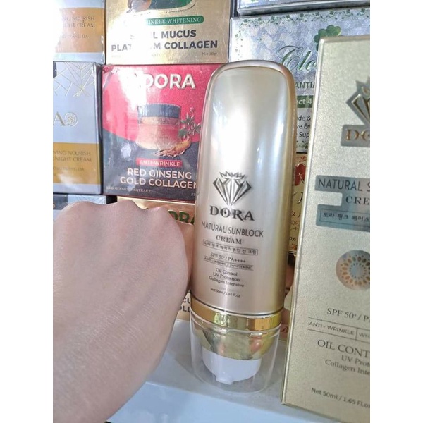 Kem chống nắng vật lý DORA NATURAL SUNBLOCK CREAM