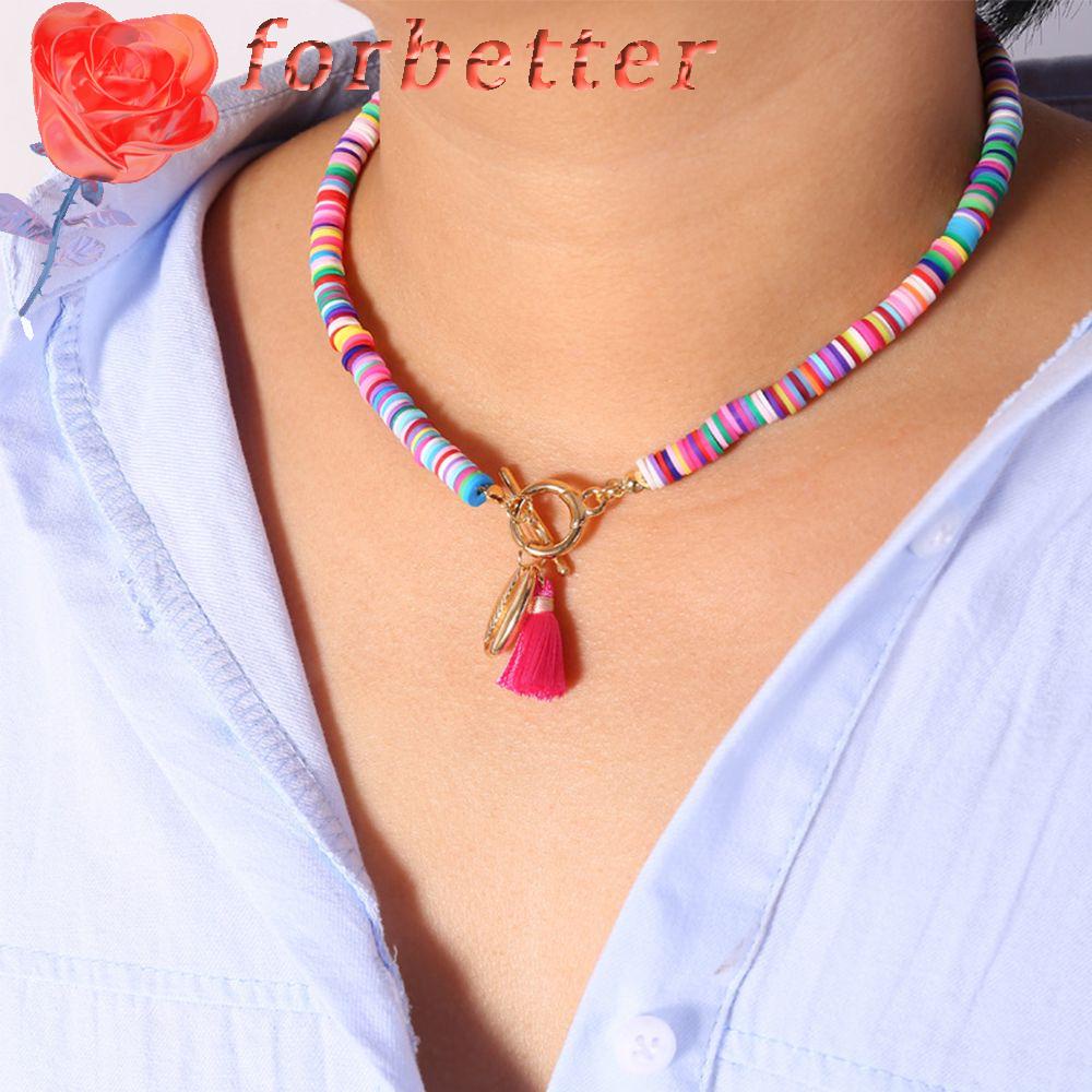 Vòng Cổ Choker Tua Rua Vỏ Sò Nhiều Màu Thời Trang Cho Nữ