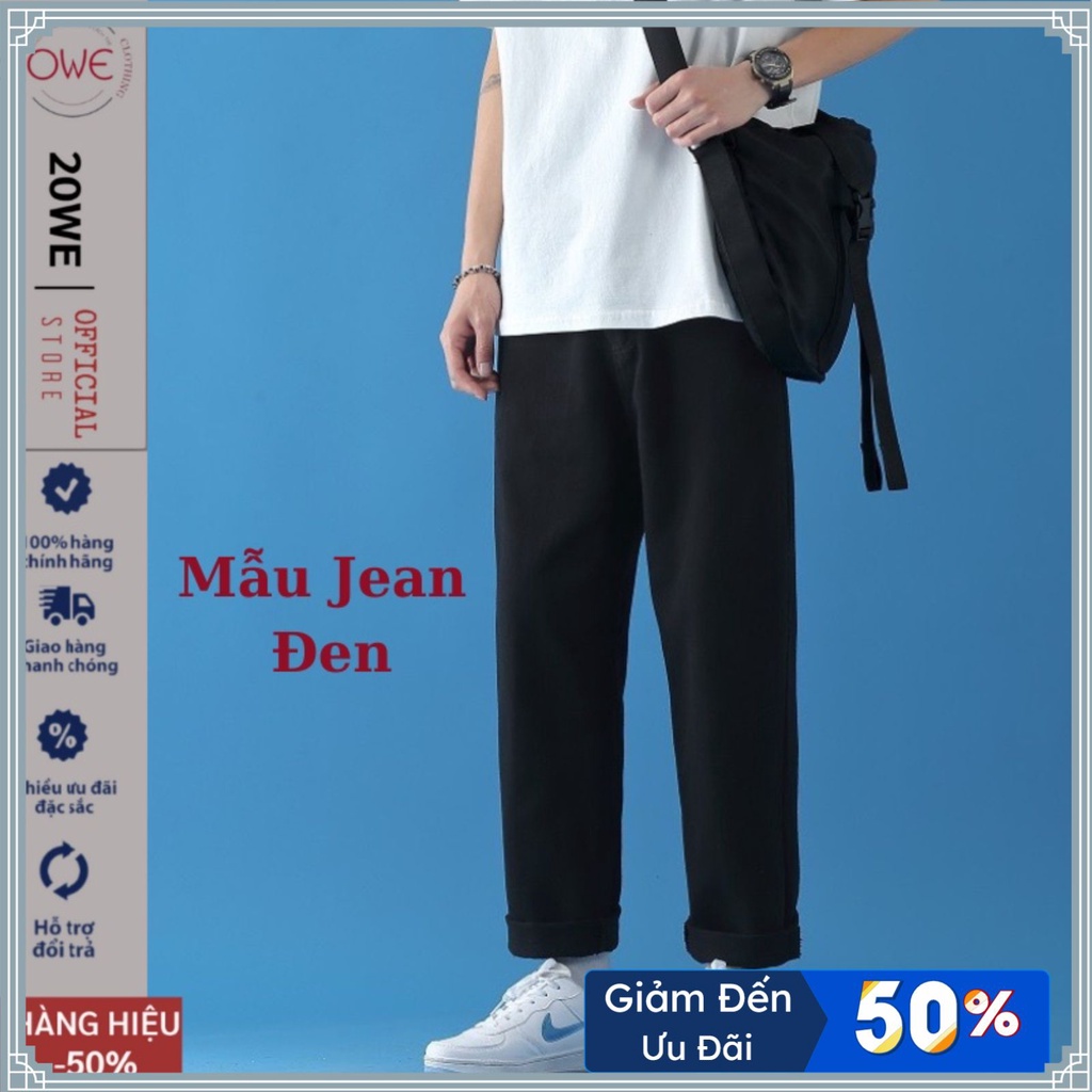 Quần jean nam Baggy phom suông ,Quần bò nam nữ dáng đứng vải jeans bò cao cấp hottrend hàn quốc 2022