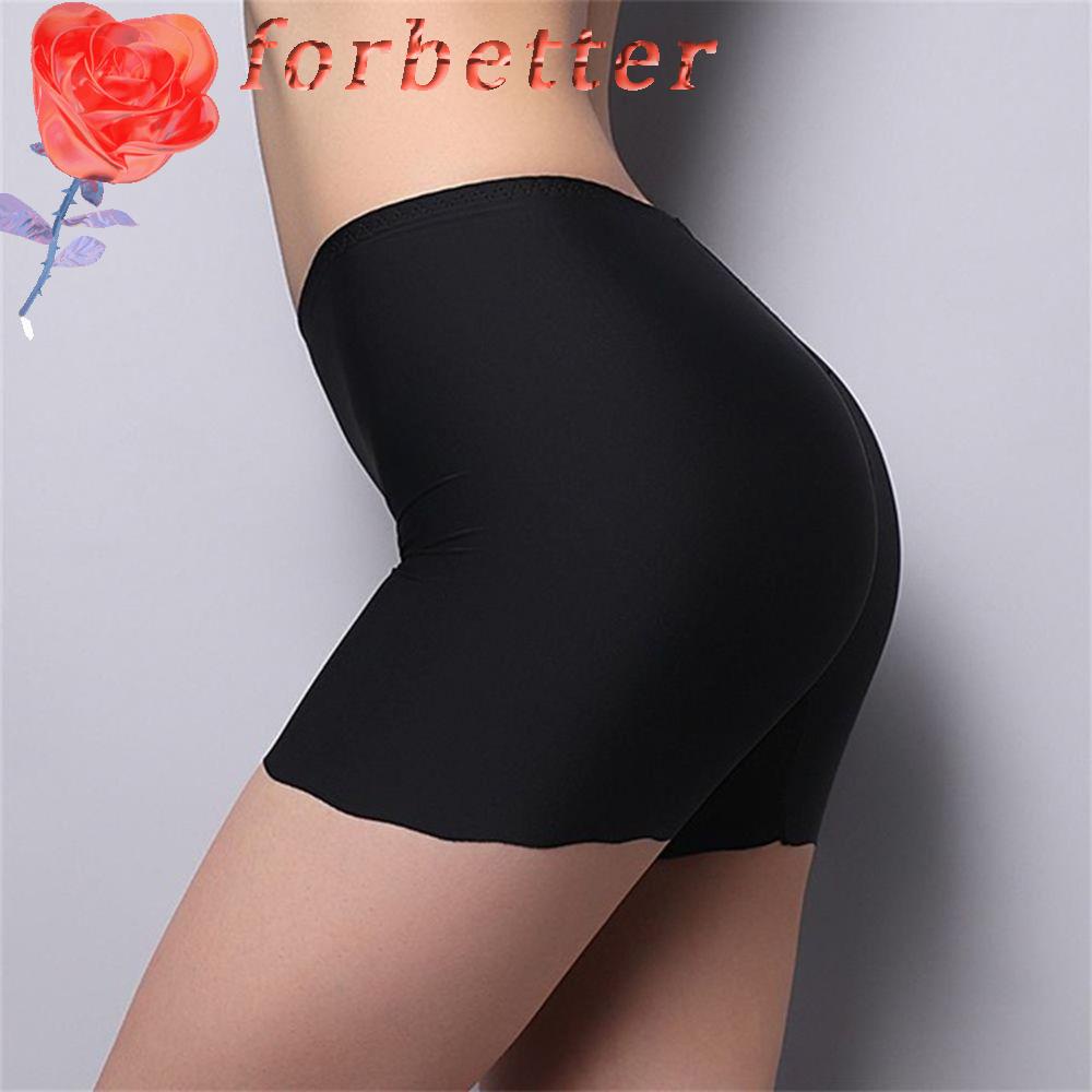 Quần Lót Ngắn Bằng Lụa Băng Lưng Vừa Thoáng Khí Thời Trang Dành Cho Nữ