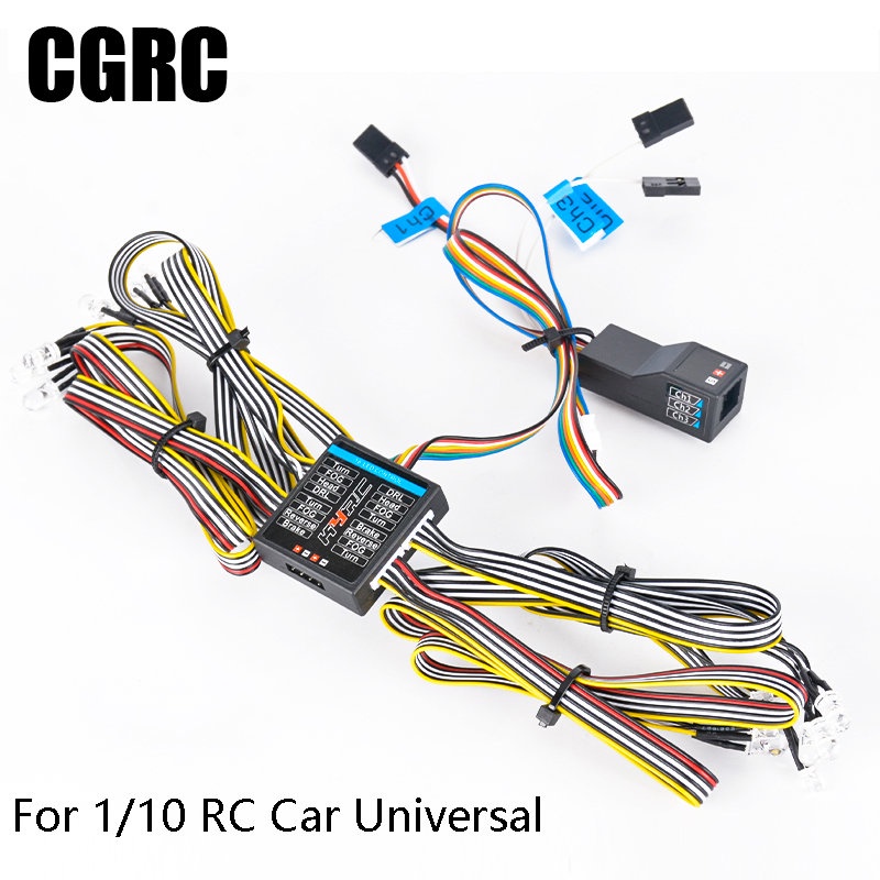 Bộ Đèn 14 Bóng Led Cho Xe Điều Khiển Crawler Traxxas TRX4 Defender AXIAL SCX10 RC4WD D90 Bronco Tỉ Lệ 1 / 10