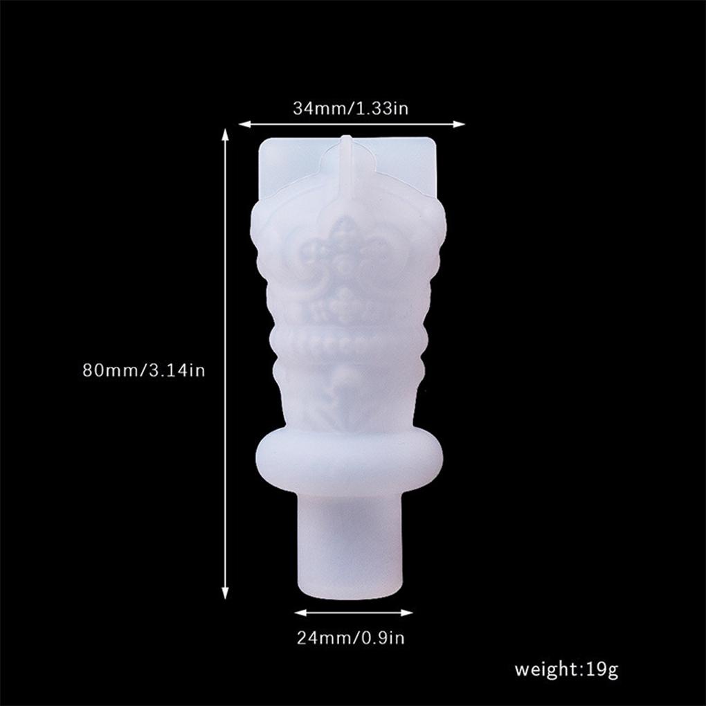 Khuôn Silicone Làm Nắp Chai Lọ DIY Hình Động Vật Không Biến Dạng