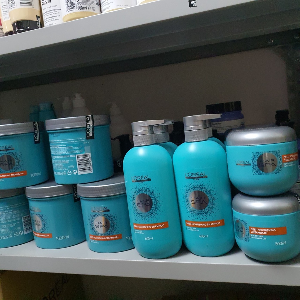 Dầu gội hấp suôn mượt Loreal Hair Spa Deep Nourishing Full size