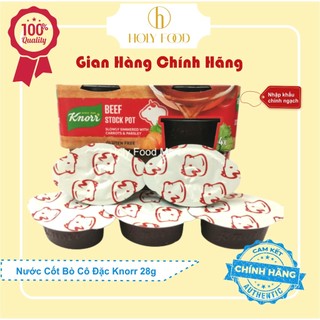 Nước cốt cô đặc knorr vị bò beef stock pot 28g