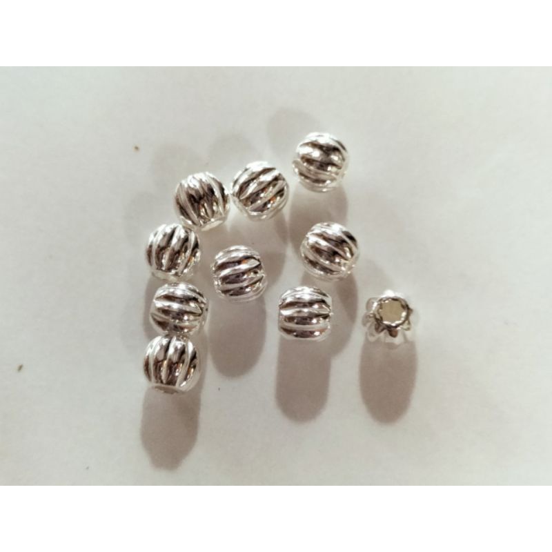 Bi bạc s925 hình trụ 4li vĩnh viễn bảo hành