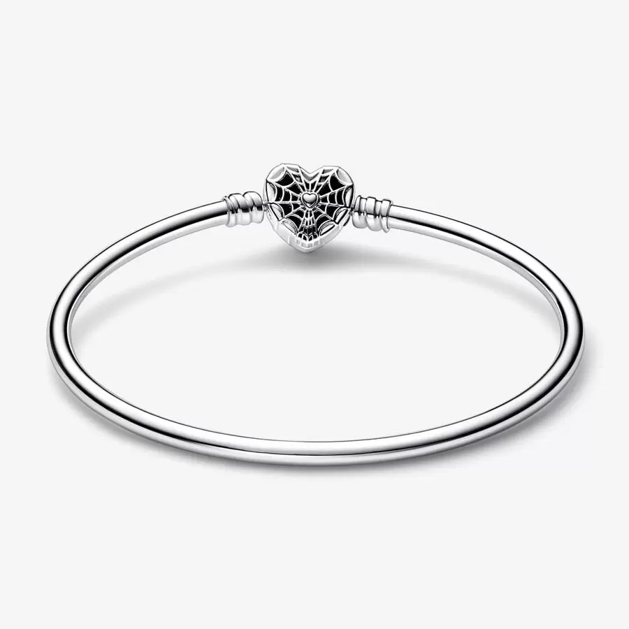 PANDORA Vòng Tay Bạc 925 Mặt Nạ Người Nhện Marvel Độc Đáo