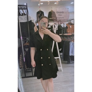 đầm vest bigsize có ảnh mẫu mặc