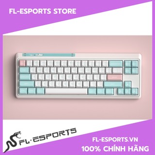 Bàn phím cơ fl-esports cmk68 sam marshmallow 3 mode - hàng chính hãng