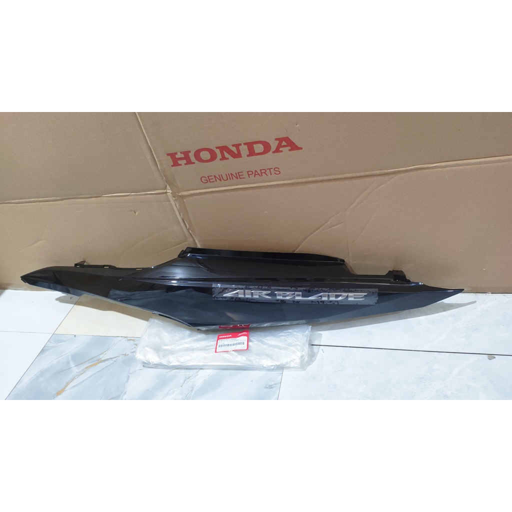 Bộ ốp sườn bên trái - ốp thân HONDA AIR BLADE 125 năm 2012-2014 màu Đen xám. *R340,NHA62B,Y (83650K27V00ZD)