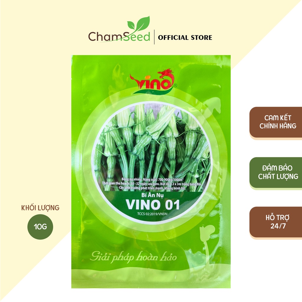 ChamSeed - BÍ ĂN NỤ VINO 01 (10g) SIÊU NỤ - NĂNG SUẤT CAO