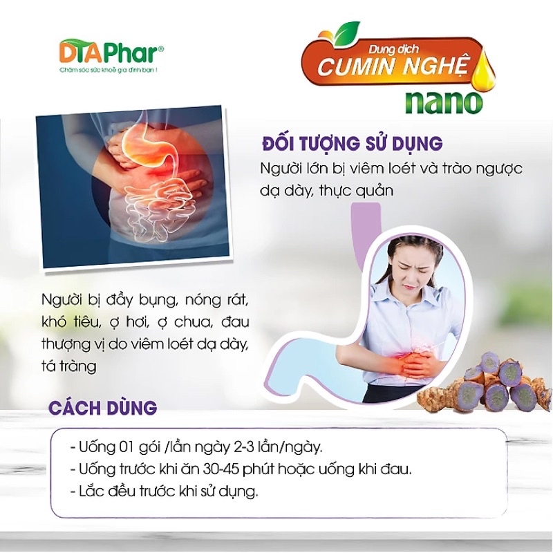 Dung dịch cumin nghệ đen Fast  15 gói