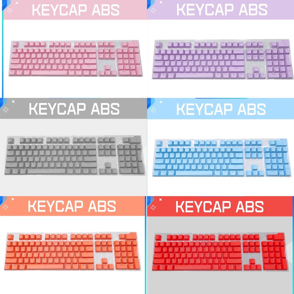 Keycap ABS doubleshot mix màu tự chọn, nút bàn phím phù hợp mọi layout tiêu chuẩn