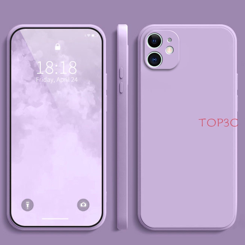 Ốp Điện Thoại Màu Trơn Cho iPhone 11 iPhone 12 iPhone 11 pro max iPhone 12 pro max YT