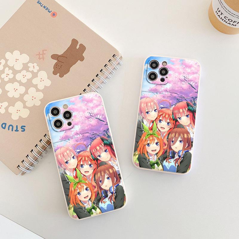 Ốp bảo vệ cam iphone anime Quintessential Quintuplets Cartoon Cute 6/6splus7/7plus/8/8plus/x/xr/xs/11/12/13/14/pro