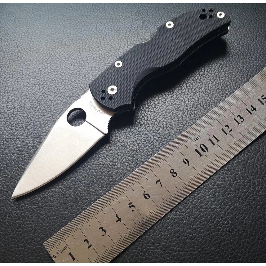 Ngoài trời gấp 10 tay cầm với CPM S35VN Blade Pocket Cắm trại Dụng cụ cầm tay EDC