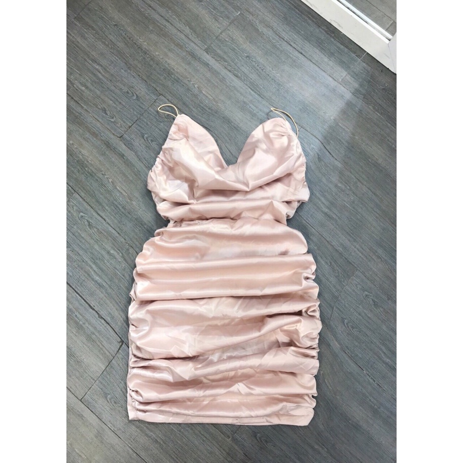 đầm body nhún lụa hàng QC pass thanh lý