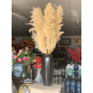 Bình cắm hoa mận rừng - tuyết mai - cắm hoa decor - bình hoa trang trí gốm bát trànga
