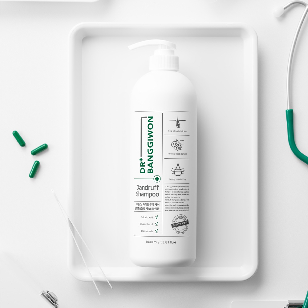 Dr.Banggiwon Dandruff Shampoo 1000ml / Anti-hair loss shampoo / Effective dandruff management