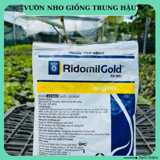  Thuốc trừ bệnh nấm thán thư rỉ sắt đốm lá cây trồng Ridomil GOLD 68WP 100gr 