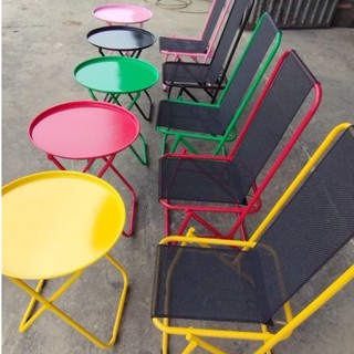 Ghế xếp cafe khung sắt sơn tĩnh điện giá rẻ