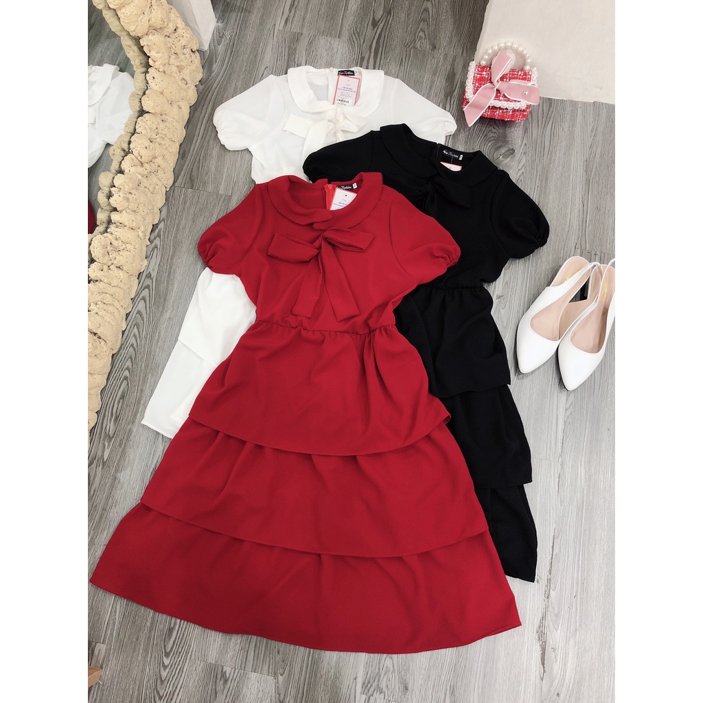 ĐẦM TẦNG BÈO CỔ BIGSIZE D780 ❤ FREESHIP ❤ HÌNH THẬT 100% SHOP TỰ CHỤP
