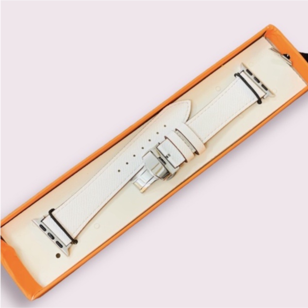 Dây Da Sần Cao Cấp Khoá Bướm Dành Cho Đồng Hồ Thông Minh size 38/40/41/42/44/45mm