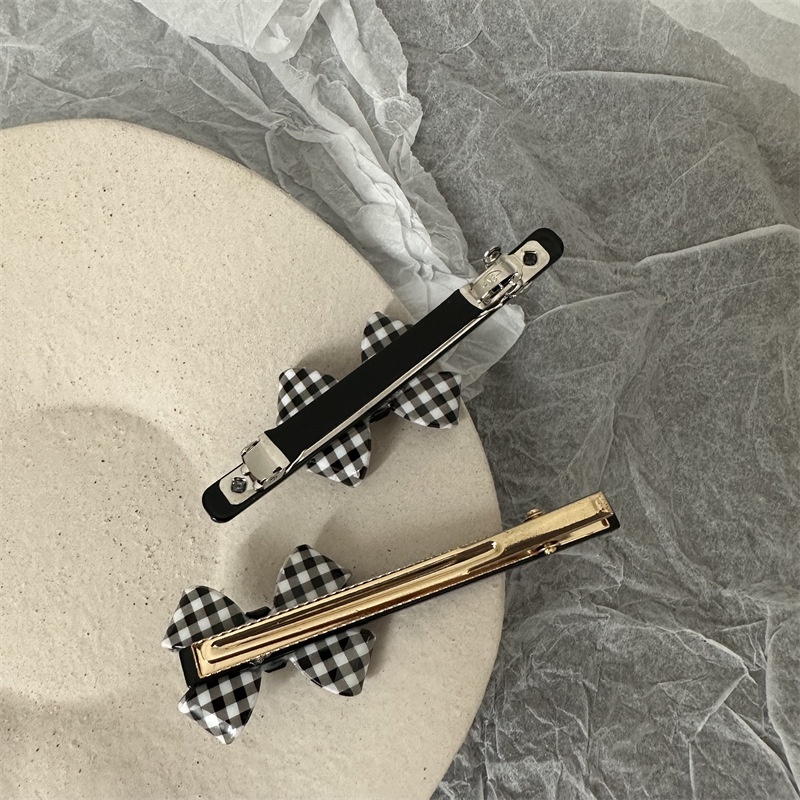 Kẹp Tóc Hình Nơ Đơn Giản Phong Cách Hàn Quốc