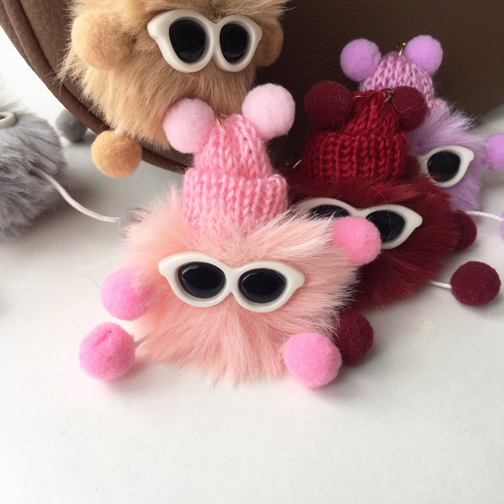 Móc Khóa Túi Búp Bê Nhiều Màu cute Sáng Tạo Có Móc Khóa Kim Loại HAI BẢY MK1