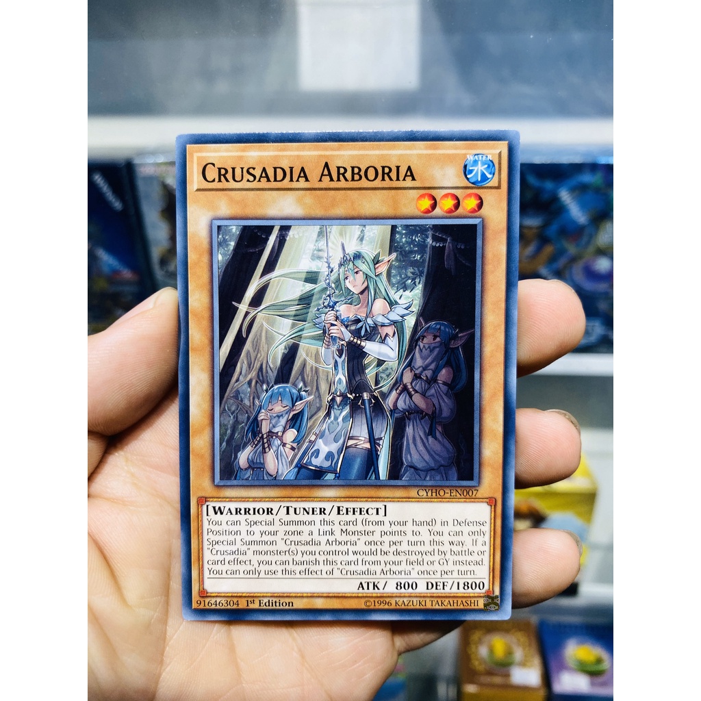 Thẻ bài YugiOh! Mã CYHO-EN007 - Crusadia Arboria - Common - 1st Edition