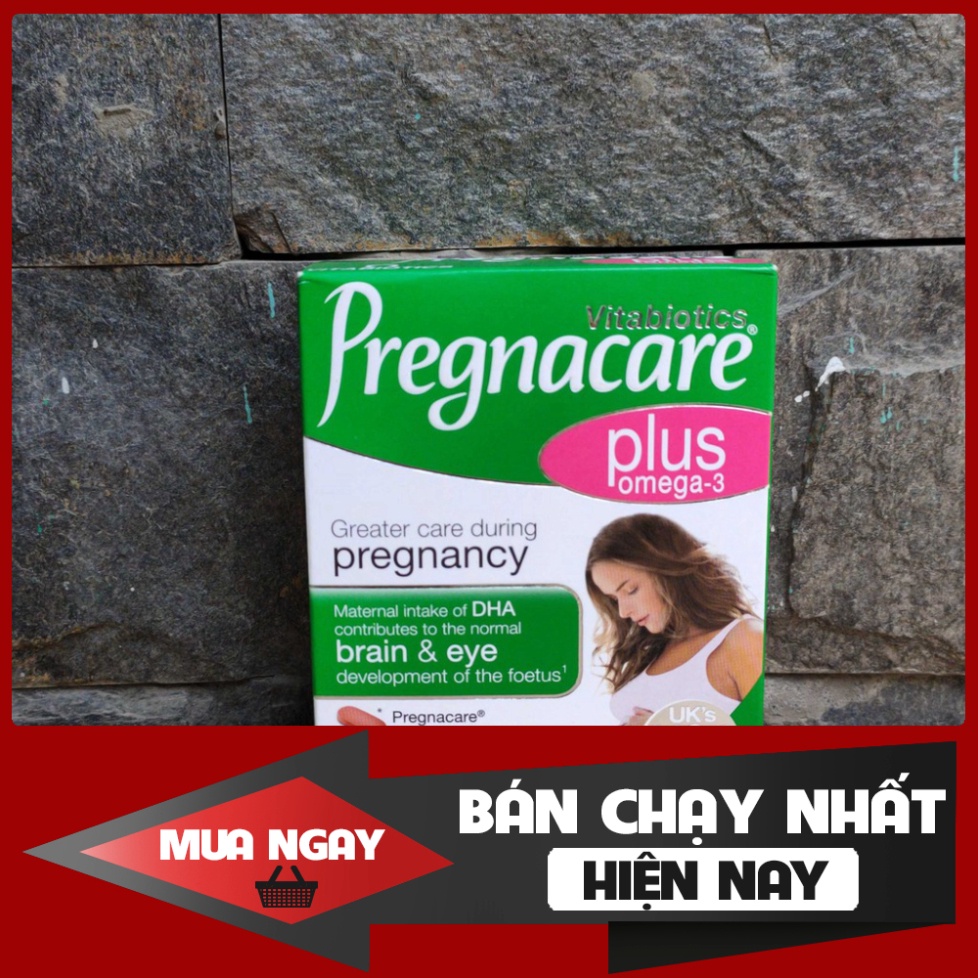 BÃO TO Viên uống Pregnacare Plus Omega-3 56 viên Vitamin Bà Bầu omega 3 BÃO TO