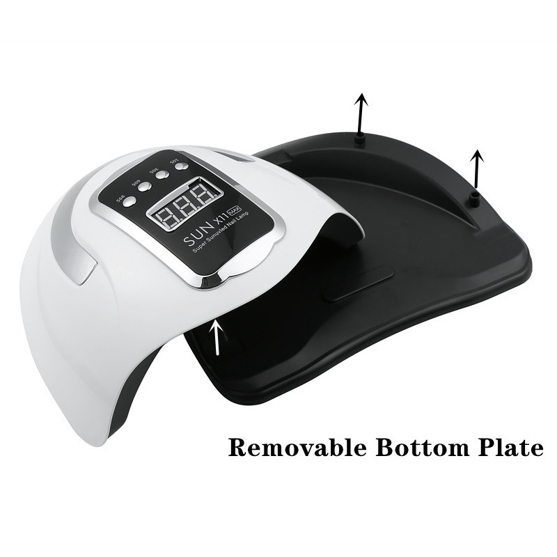 SUN X11MAX 280W UV LED Nails Đèn để làm khô gel đánh bóng nhanh 66 đèn LED Painl