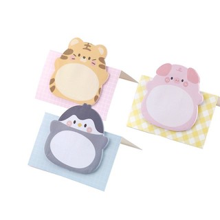 Giấy note hình động vật cute (20 tờ)