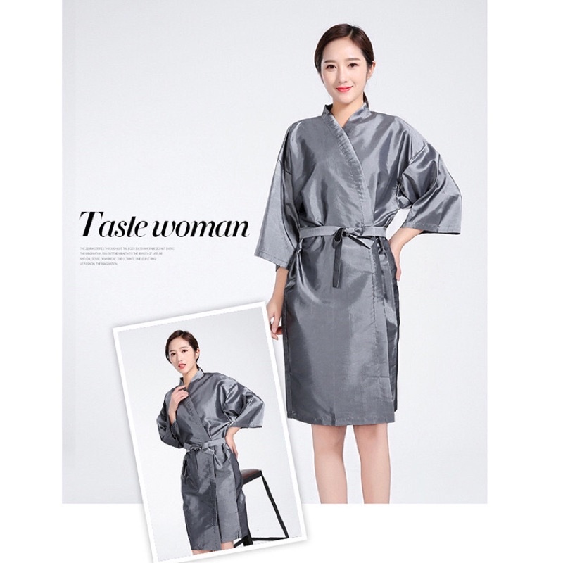 ❌BÁN BUÔN❌ áo choàng hoá chất làm tóc kiểu dáng kimono mặc cho khách tại salon tóc