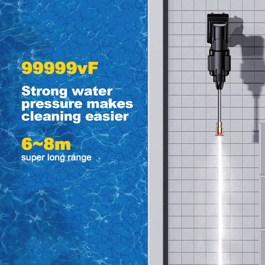 Máy rửa xe gia đình áp lực cao 300W - xịt rữa dễ dàng ống bơm nước 5m Máy rửa xe cao áp