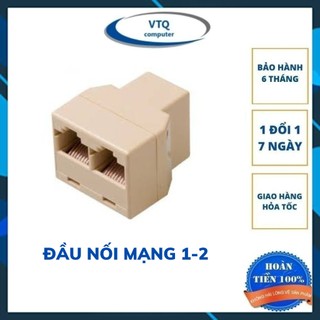 Đầu nối dây mạng đứt RJ45 1 ra 1, 1 ra 2 hàng tốt.shopphukienvtq