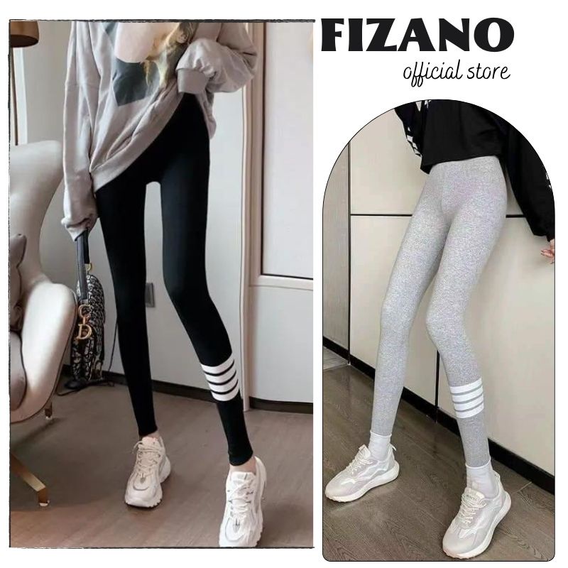 Quần legging nữ lưng cao gen bụng len tăm co dãn không xù siêu thoáng khí mềm mịn hàng Quảng Châu cao cấp fizano