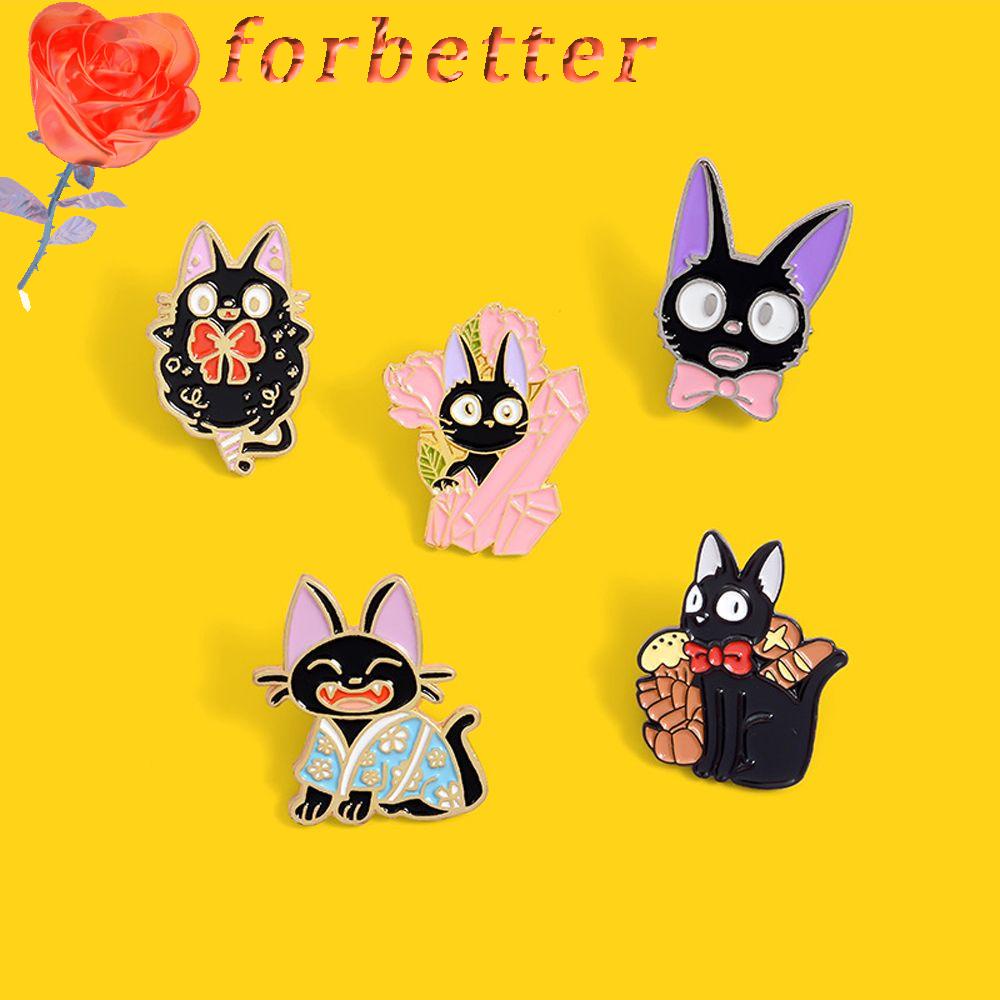 Ghim Cài Áo Hình Mèo Bằng Hợp Kim Dễ Thương Phong Cách Hàn Quốc Thời Trang Cho Nữ