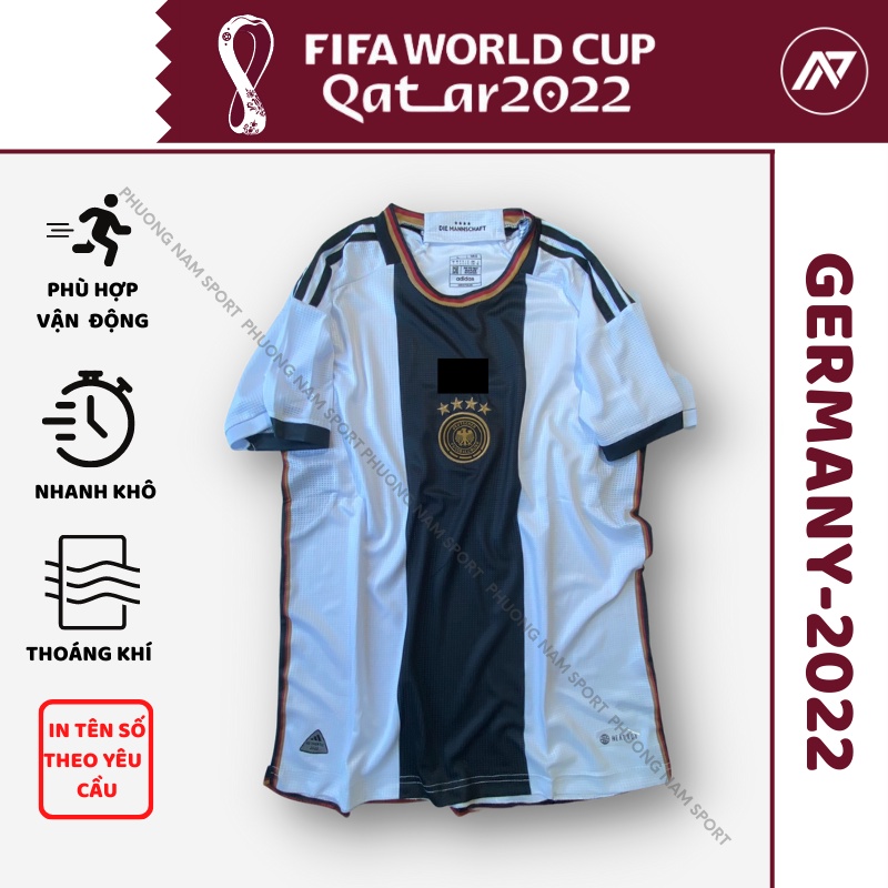 Áo đá bóng đội tuyển đức wc 2022 hàng thái cao cấp loại 1 size Châu âu