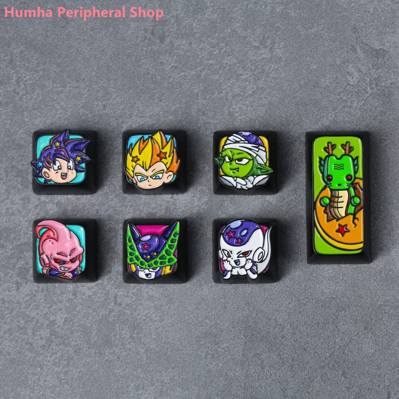Humha Artisan Bàn Phím Cơ Chủ Đề Dragonballll Cherry profile Cá Tính