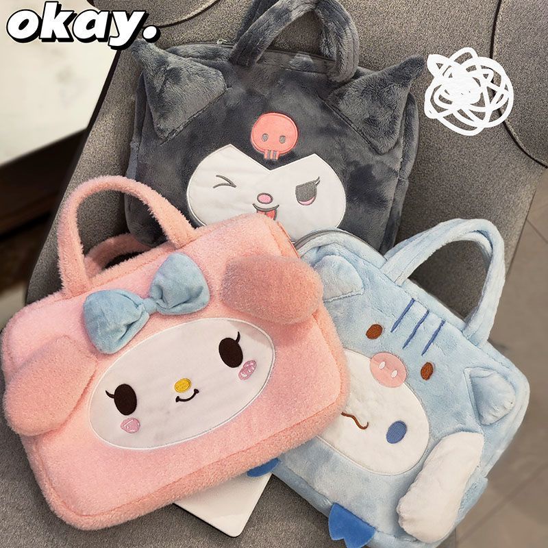 Túi Đựng Laptop Bằng Vải Bông Mềm Cho MacBook / Acer / Asus / Hp 14 15 "15.6 Inch