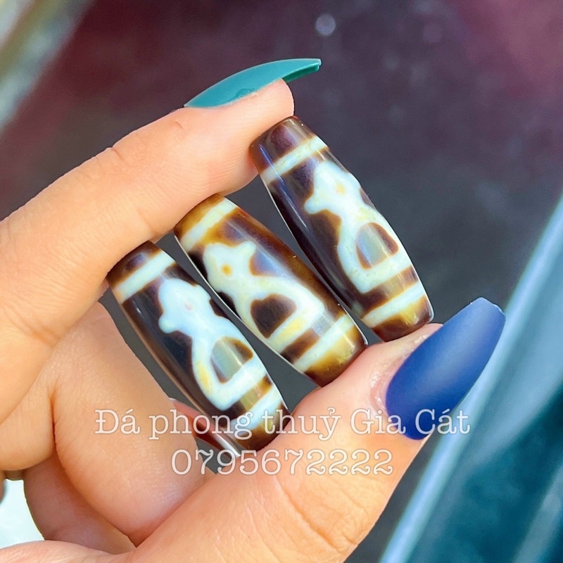 Mặt dzi tây tạng thần tài có kiểm định