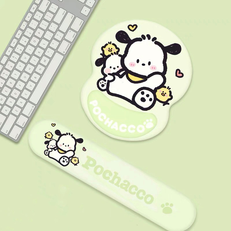 Combo lót chuột kèm kê tay mềm mại Mezy Mouse MEEKO