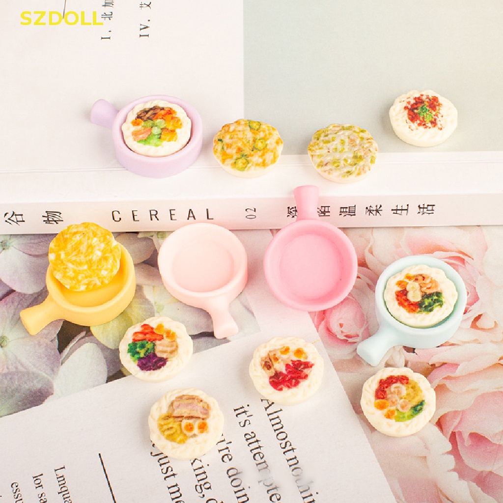 Set 5 Mô Hình Nồi Macrame Trang Trí Nhà Búp Bê