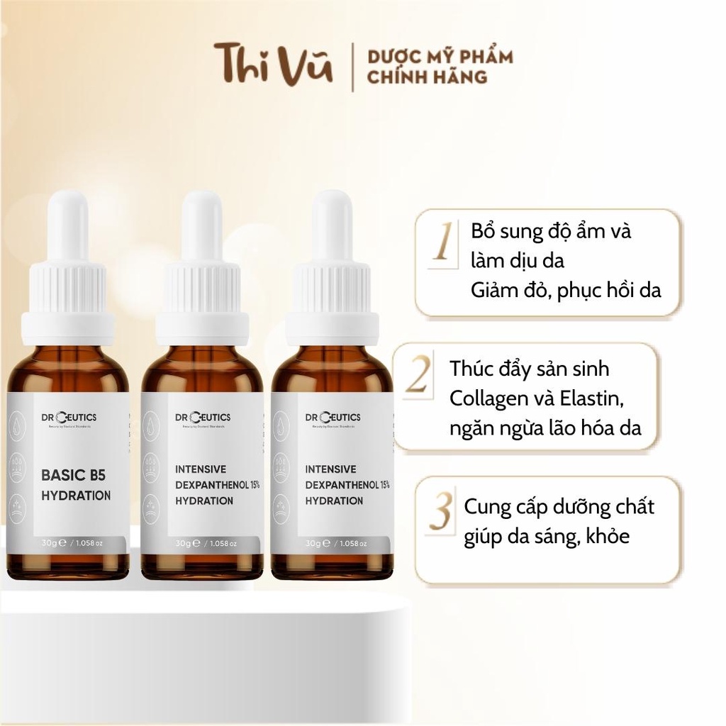 Tinh chất Serum B5 DrCeutics cấp ẩm phục hồi da chống lão hóa 30ml 100ml - Thi Vũ