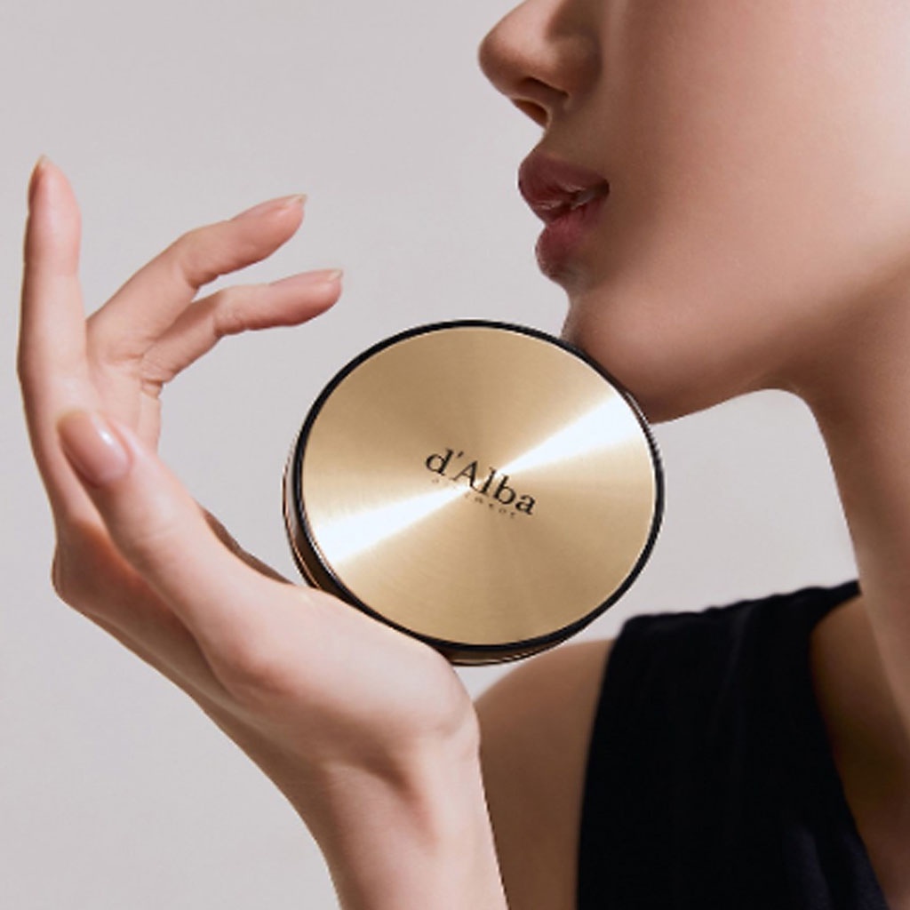 Bộ Sản Phẩm 4 Món Gồm Phấn Nước Và Vỏ Serum 15g + Bông Mút Trang Điểm DALBA