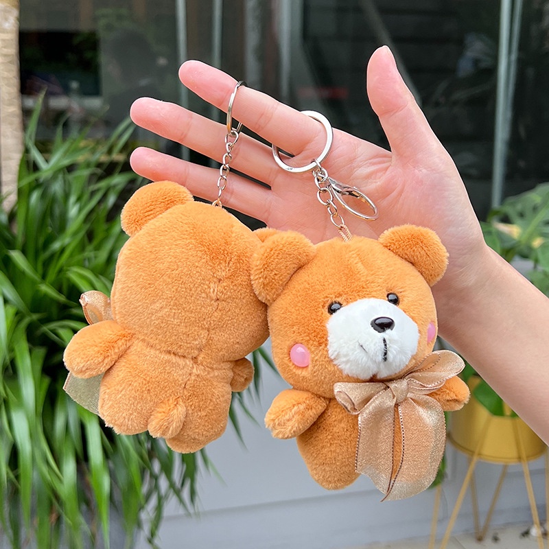 Móc Khóa Hình Gấu Bông 10cm Dễ Thương
