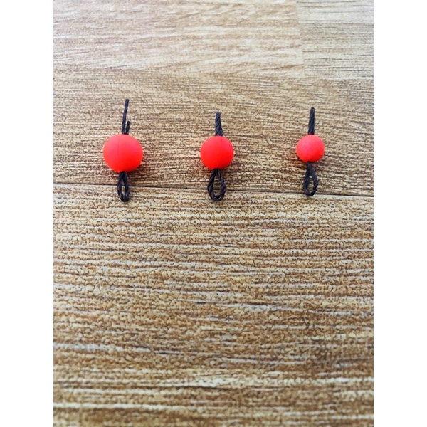 Xốp boli câu cá móc sẵn dây.Bịch 30 hạt