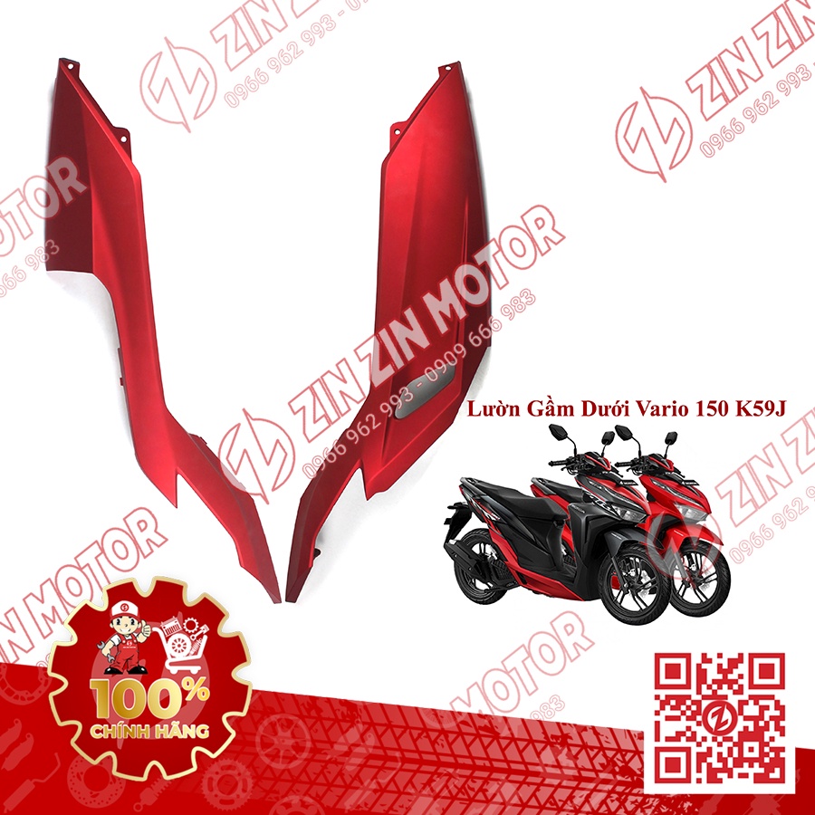 Lườn Gầm Dưới Vario 150 K59J , Vario 125 K60R , Click 150i 2018, Click 125i 2018 Chinh Hãng