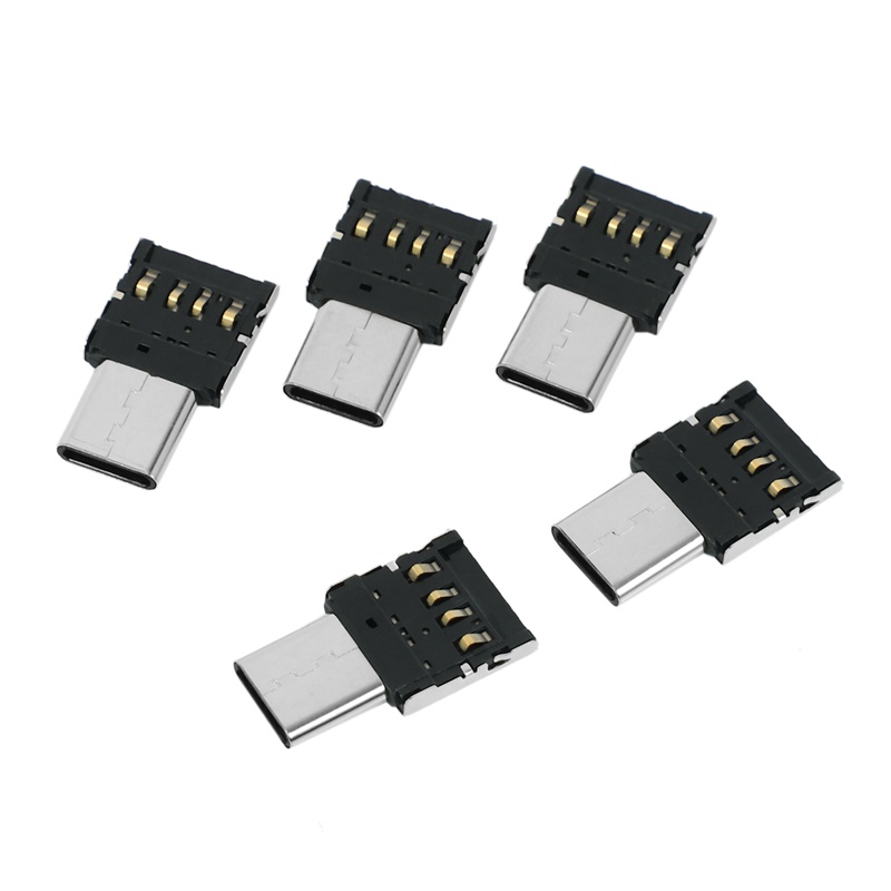 Bộ 5 Đầu Chuyển Mini Type-C USB-C Sang USB 2.0 OTG Cho Điện Thoại / Máy Tính Bảng / Đèn Flash